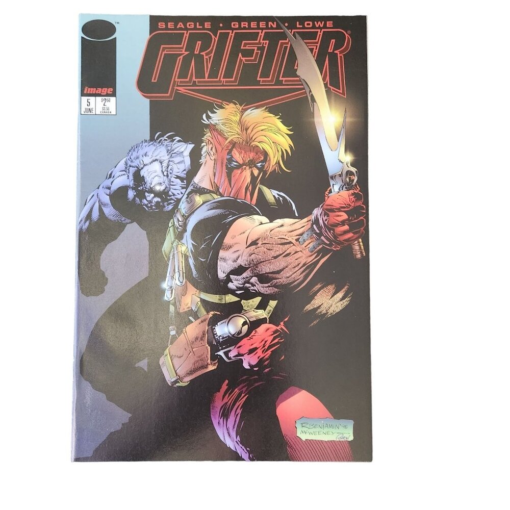 Image Grifter #5 1995 Comic Book Collector Bagged Boarded